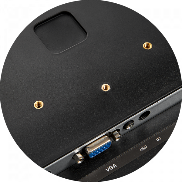 Второй монитор 15" PayTor PM-150 для сенсорных терминалов, черный, VGA+HDMI
