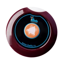 Кнопка вызова персонала iBells-305, вишневый